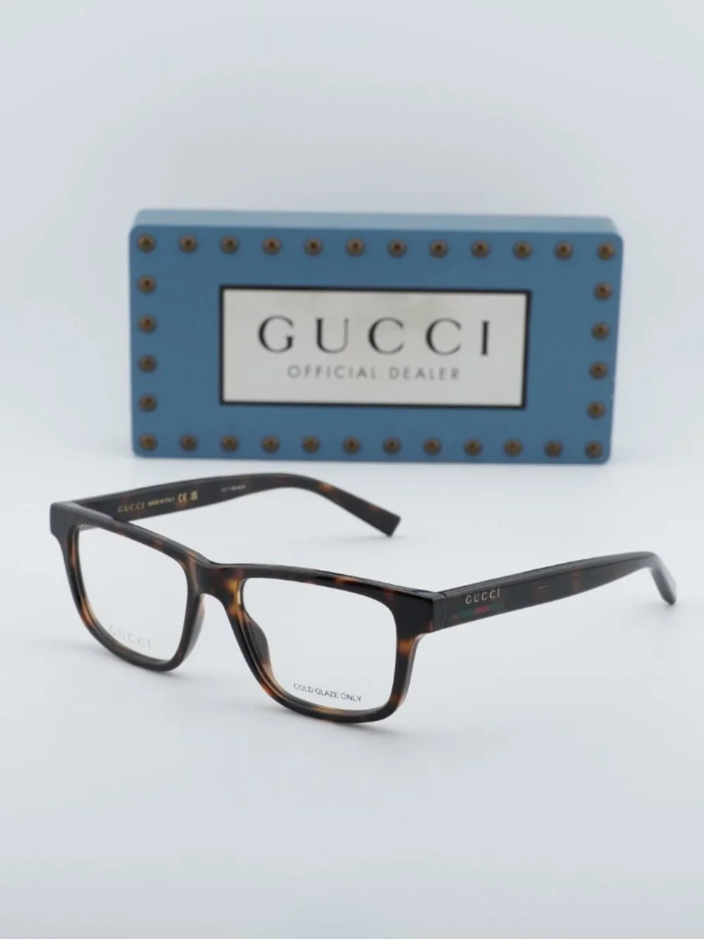 Gucci GG1987O 002 Square Eyeglasses - Havana 54mm